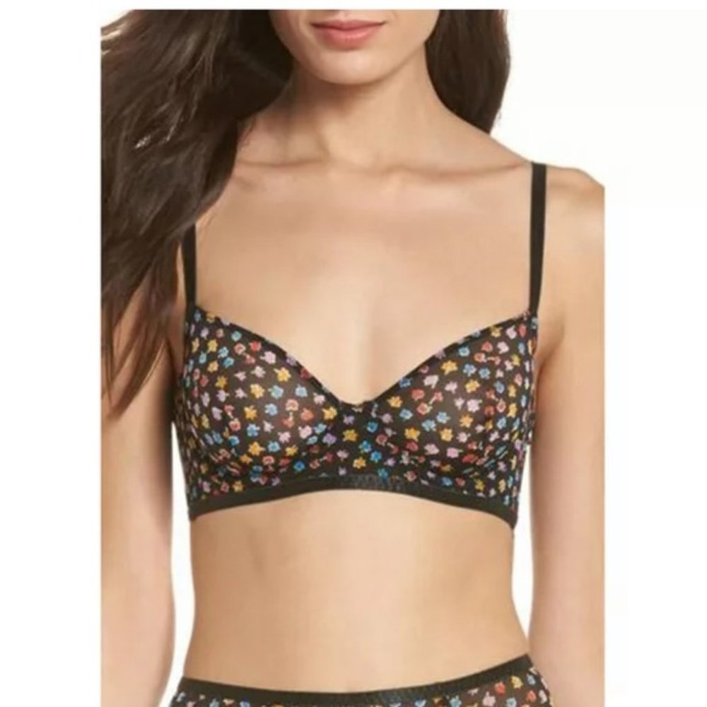 NWOT Intimately Free People Onyx Combo Capri Demi Underwire Bra